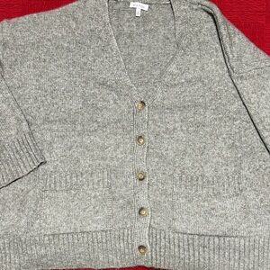 Ella Moss Heather Gray Women's Cardigan